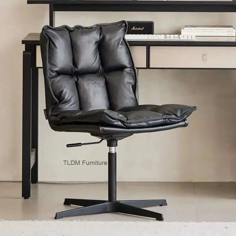 

Компьютерное кресло из натуральной кожи, спинка, регулируемое офисное кресло, удобные стулья для сидения, легкие, роскошные, эргономичные, офисные игры