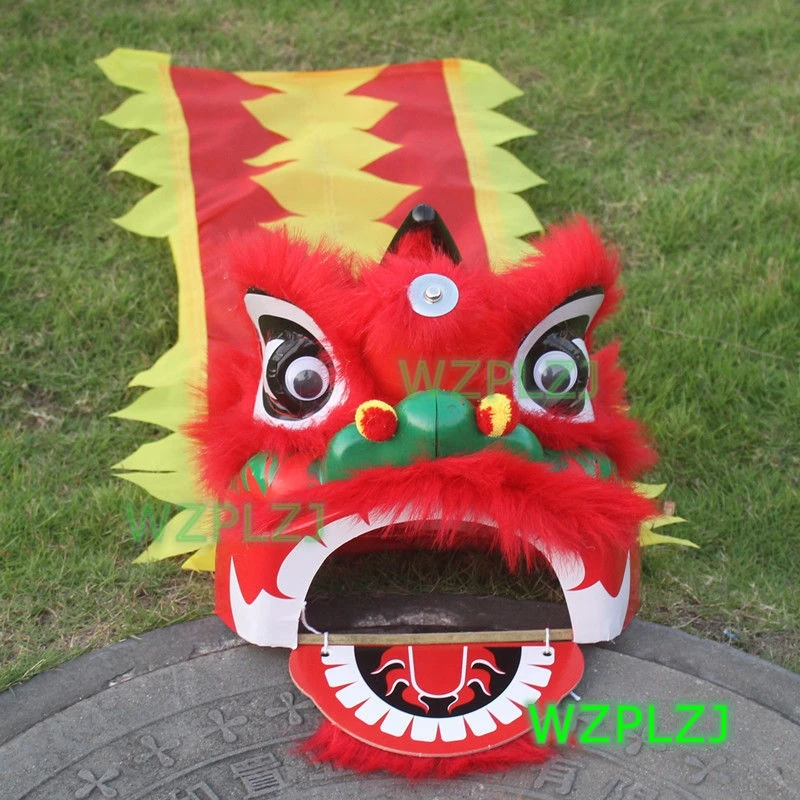 12 inch 2-5 Age Child Kid Chinese Lion Dance Costume  Festival Gifts Toys Play Square Gift Props Outdoor  Party Carnival  Stage