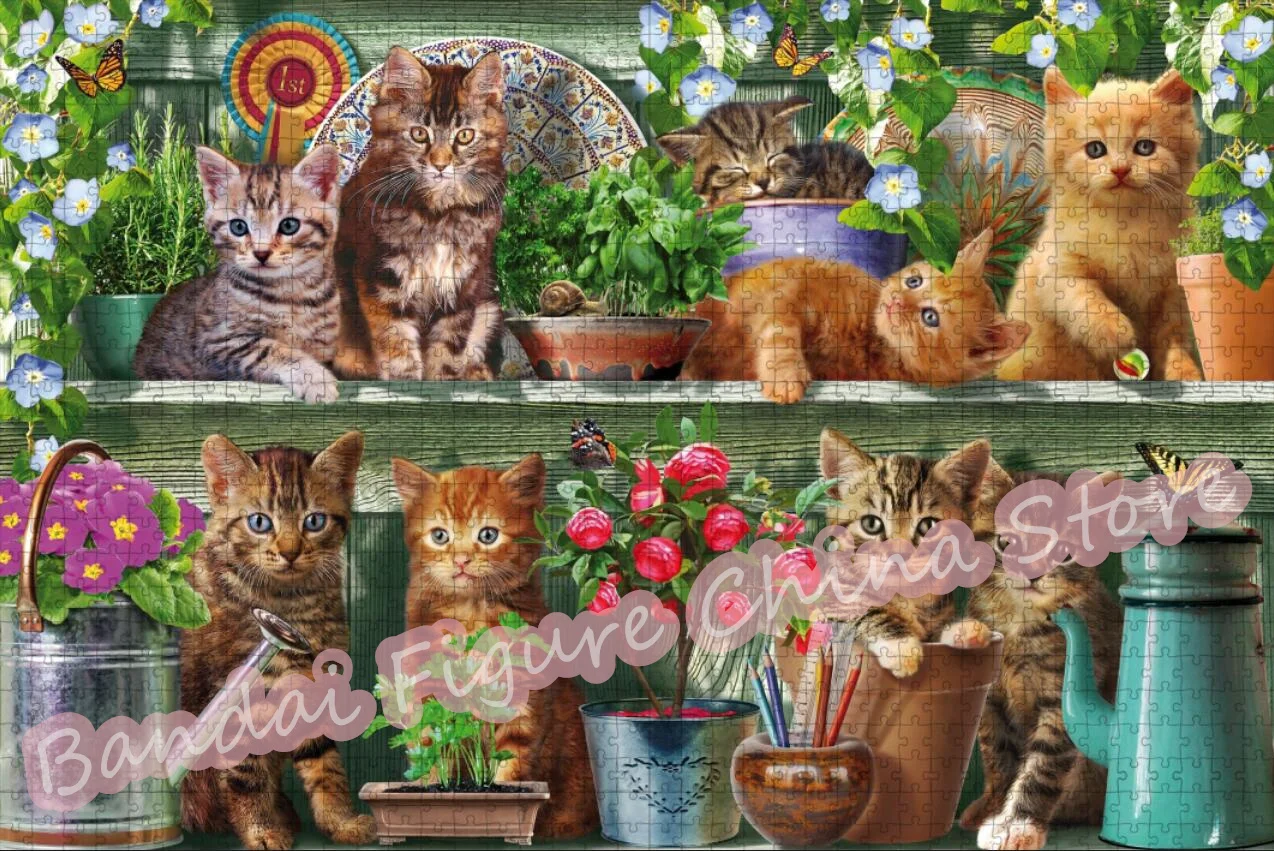 Still Life Landscape Print Warm Home Puzzle 300/500/1000 Pieces Cat Pet Animlas Stress Relief Toys Jigsaw Puzzle for Kids