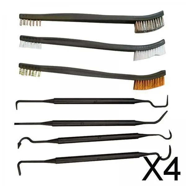

2-4pack 7 Pieces Car Detailing Cleaning Tools Wire Brushes for Automotive