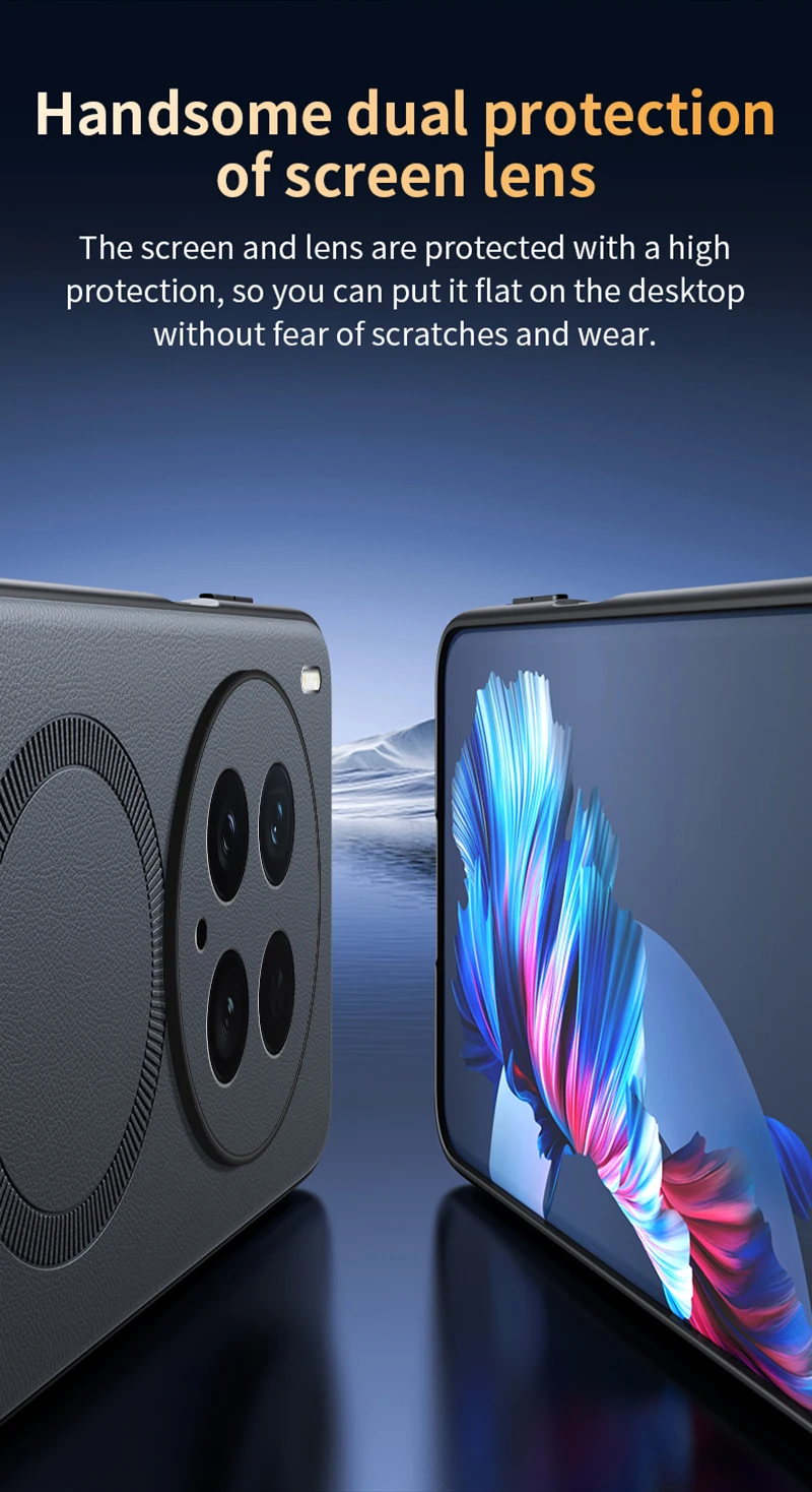 Für VIVO X200 Ultra Hülle Magnetische Leder-Schutzhülle Für VIVO X200 Ultra Anti-Fingerabdruck Rutschfest PC+TPU – Detail 16