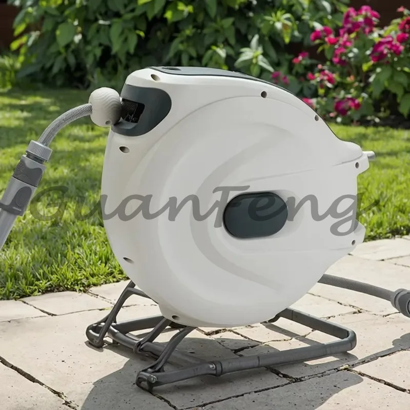 Accessory size is 3/4 inch 20M self-retractable wall-mounted garden hose reel