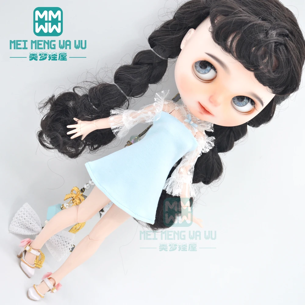 Pasuje do 28cm Blyth Azone OB22 Ubranka dla lalek Stylowa koronkowa sukienka Zabawki Prezent