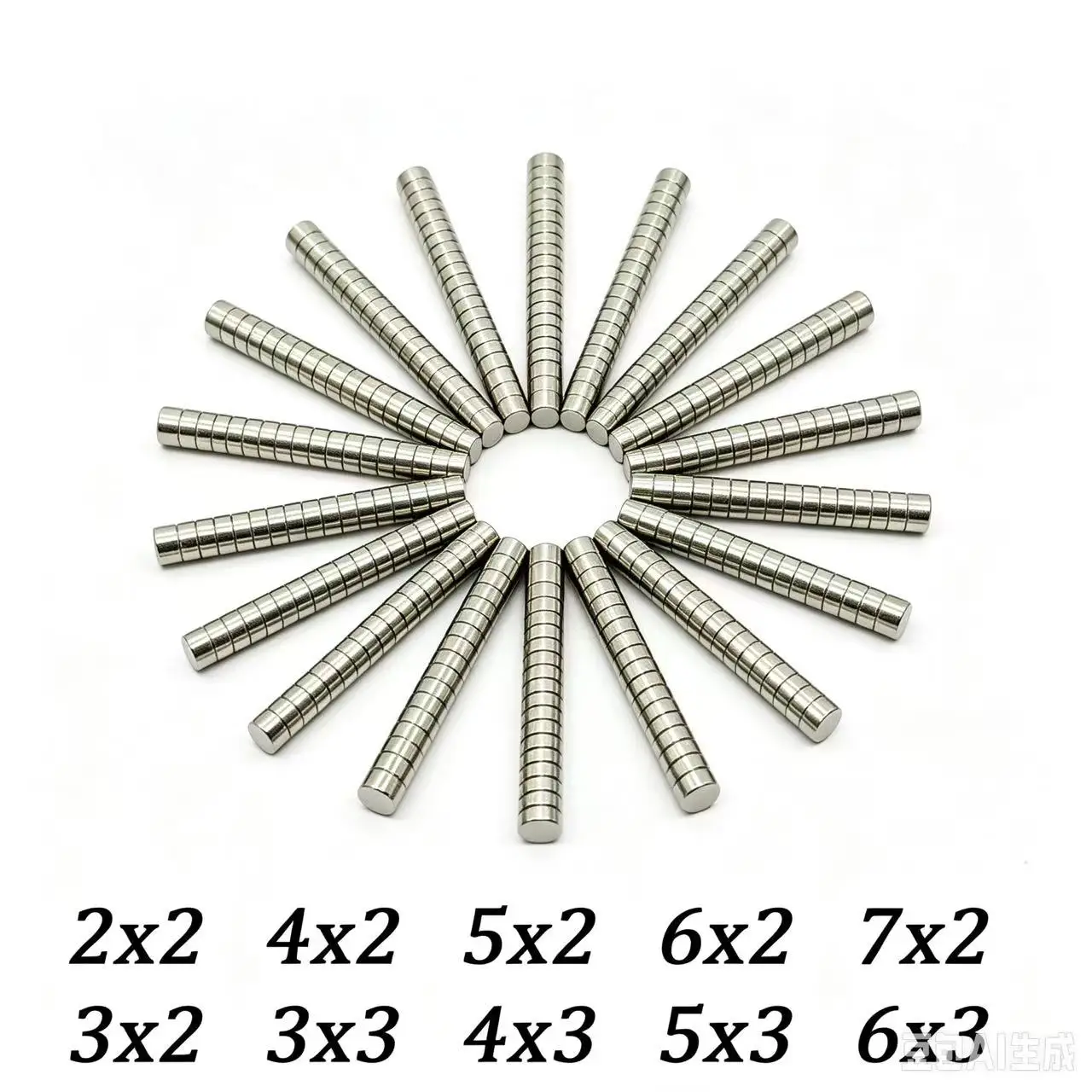 N35 Super Powerful Round Magnet NdfeB Powerful Permanent Magnetic Imanes 2x2 3x2 3x3 4x3 6x2 7x2mm Refrigerator Neodymium Magnet
