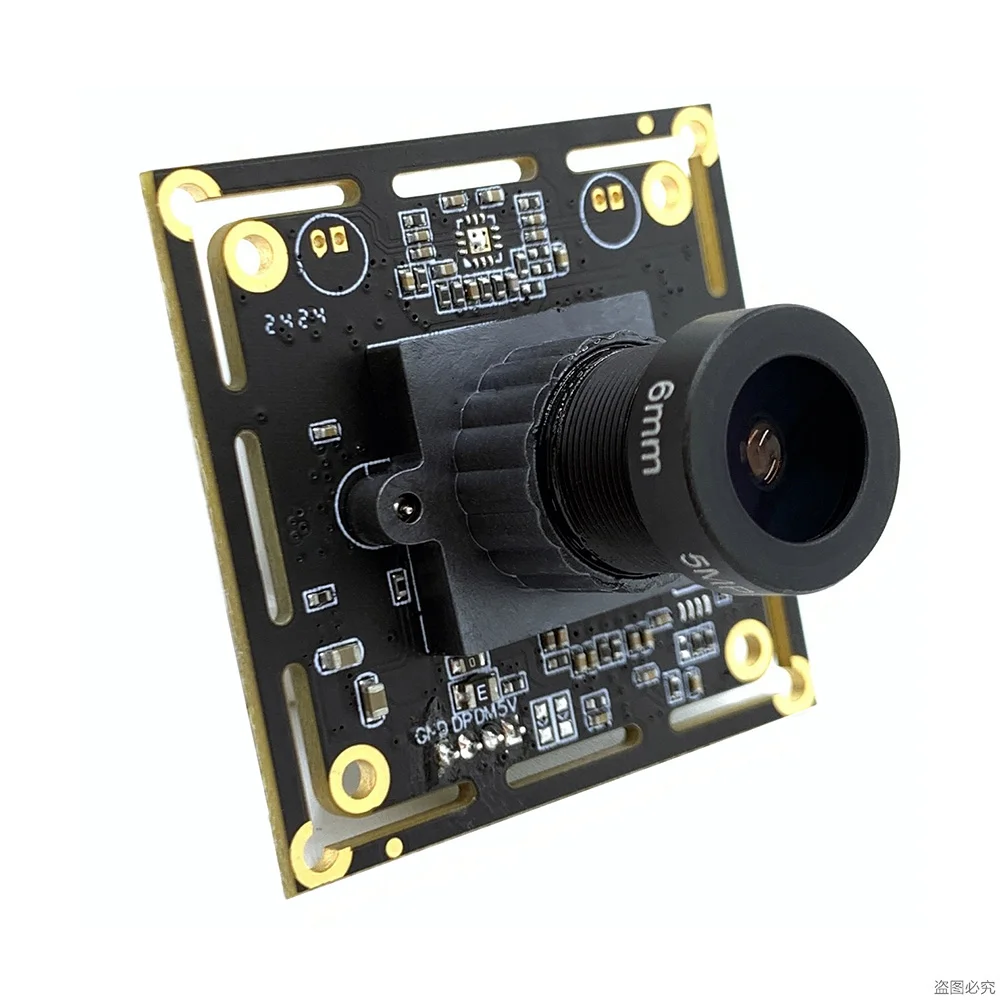 5.0MP 0.0001Lux 1/2.5'' 2592X1944 Global Shutter Low Light 50fps Color USB Camera 6mm Starlight Board Lens UVC USB2.0