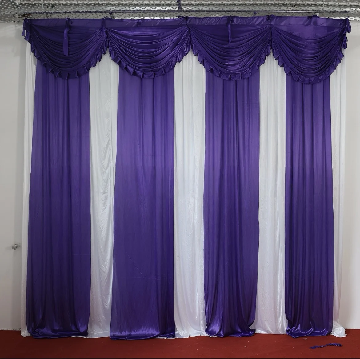 

Прозрачный ледяной шелк, белый свадебный фон, занавеска с подзарядкой, сделай сам, сценические фоны, драпировка, декор для вечеринки, мероприятия