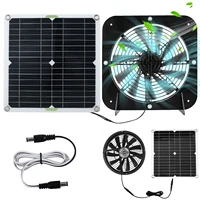 Extractor de aire Solar de 100W, ventilador de Panel Solar, caja de ventilación, extractor para exteriores, gallinero, invernadero, cobertizo, radiador