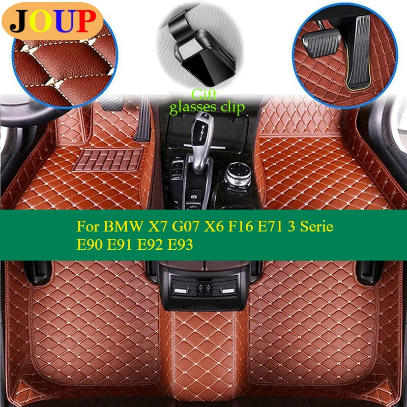 

Fit for BMW X7 G07 X6 F16 E71 3 Serie E90 E91 E92 E93 Car Floor Mats Custom Carpets Covers Left /Right Hand Drive