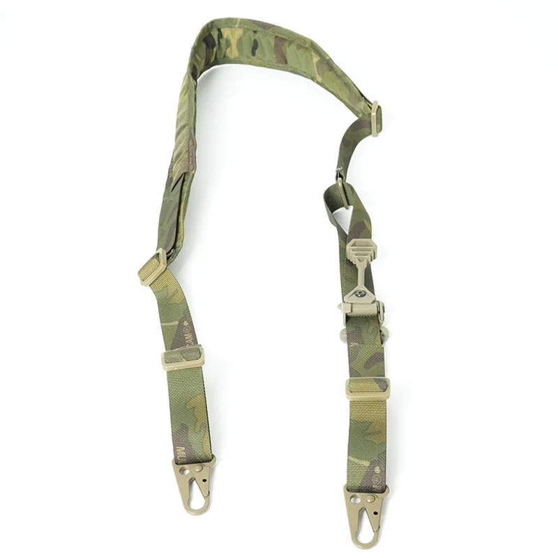 Airsoft Taktischer QD Schnellverschluss-Trageriemen 2-Punkt Verstellbarer Gewehrriemen Nylon Outdoor Jagd M4 AK Trageriemen Zubehör – Detail 6