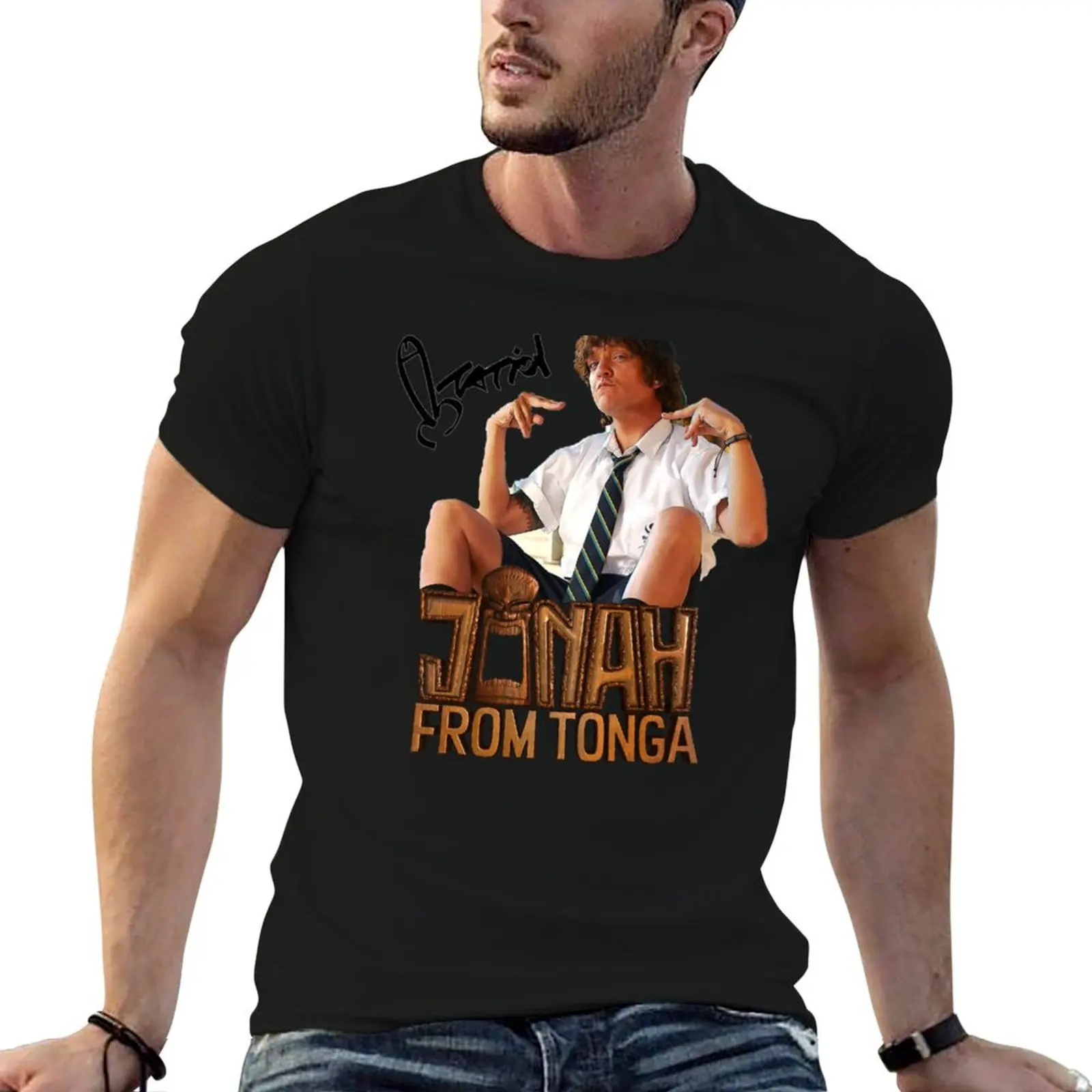 Jonah from Tonga T-Shirt oversized graphic tee shirt kawaii clothes t shirts for men pack