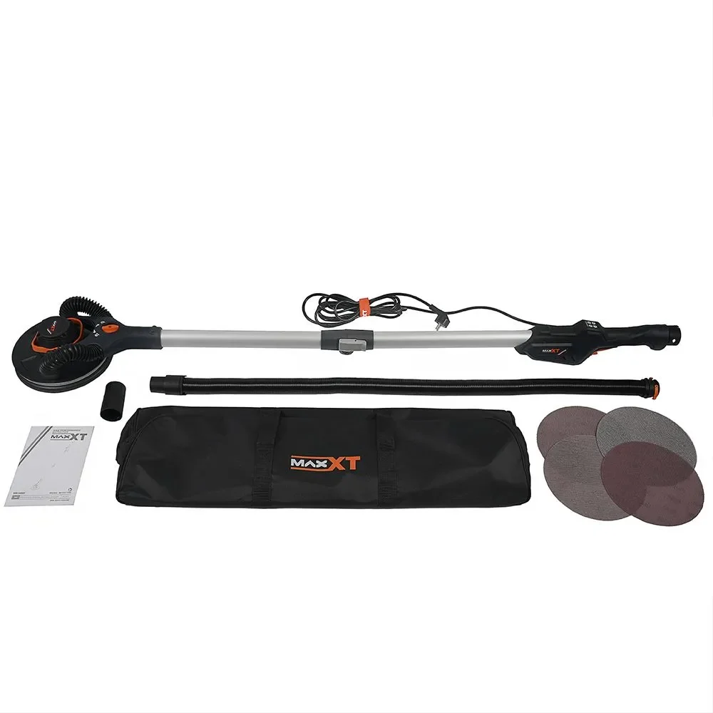 Szlifierka do płyt gipsowo-kartonowych MAXXT Brushless, składana, elektryczna szlifierka do ścian, 180, z Polski ° Obrotowe diody LED do wykończenia płyt gipsowo-kartonowych — 2