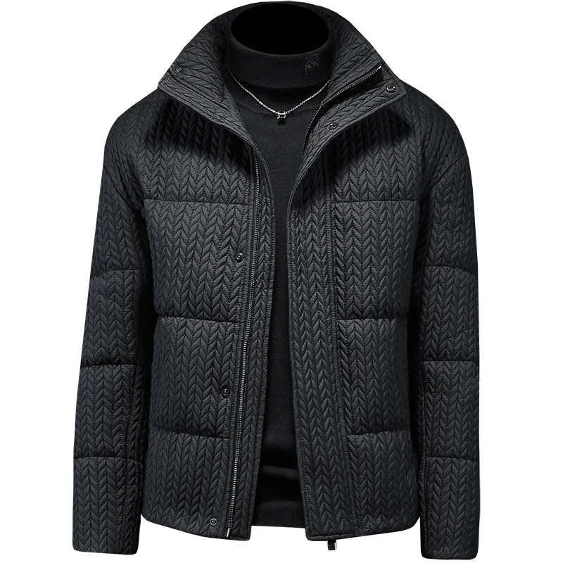 BATMO 2023 new arrival winter 90% white duck down jackets men,mens warm thicked blazer, 9918