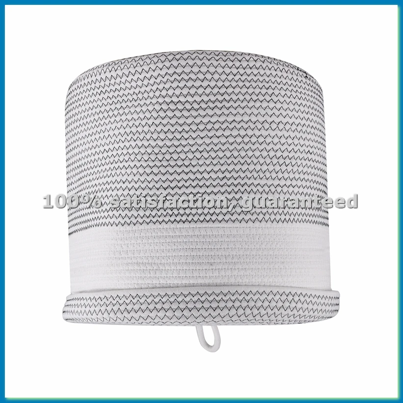 

Хлопковая плетеная корзина для белья с крышкой, органайзер для хранения детских мягких игрушек, корзина для грязного белья, контейнер для хранения мелочей - ABLM