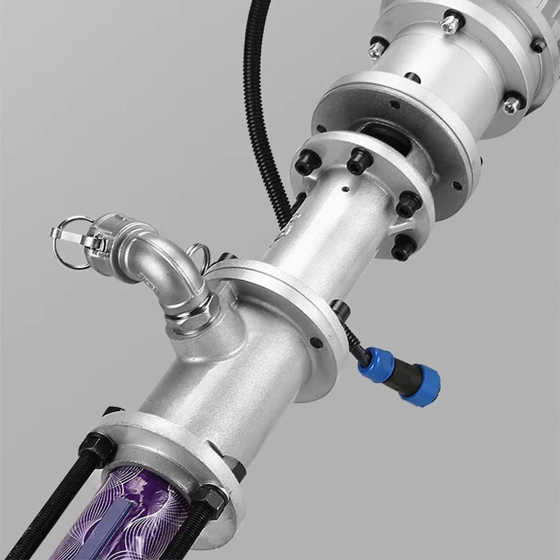 Dual-head paint sprayer 3.0KW Brushless Motor Multifunctional Portable Real Stone Spraying Machine Putty Coating Device High Pre