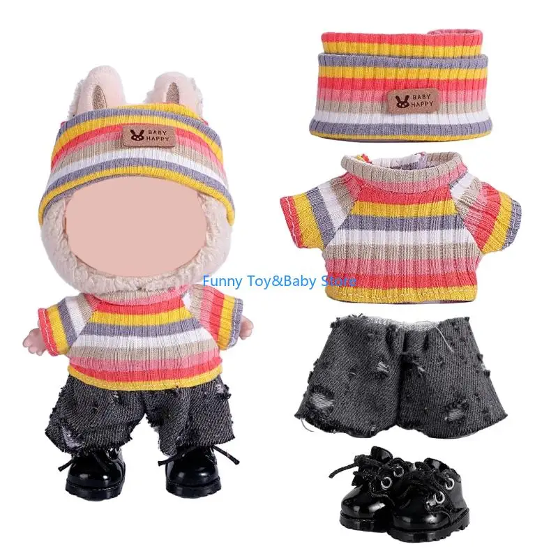 Búp Bê Trang Phục 17 Sang Trọng Hình Búp Bê Bộ Quần Áo Dễ Dàng Thay Đổi Búp Bê Màn Hình Trẻ Giả Vờ Chơi Dressingup Phụ