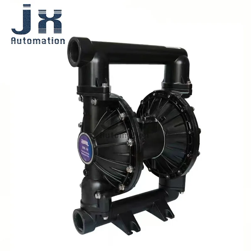 BML‑50A Pneumatic Double Diaphragm Pump 2 Inch Outlet Aluminum Alloy PTFE Diaphragm Air Operated for Chemical Slurry Transfer