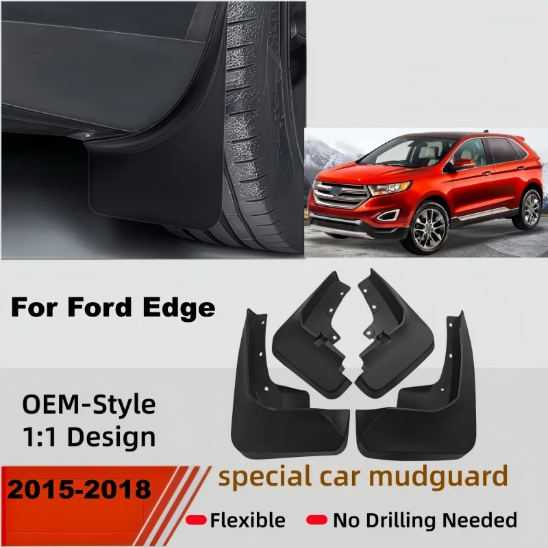 For Ford Edge 2015 2016 2017 2018 Fender Mudflaps Splash Guards Mudguards Mud Flaps car Accessories