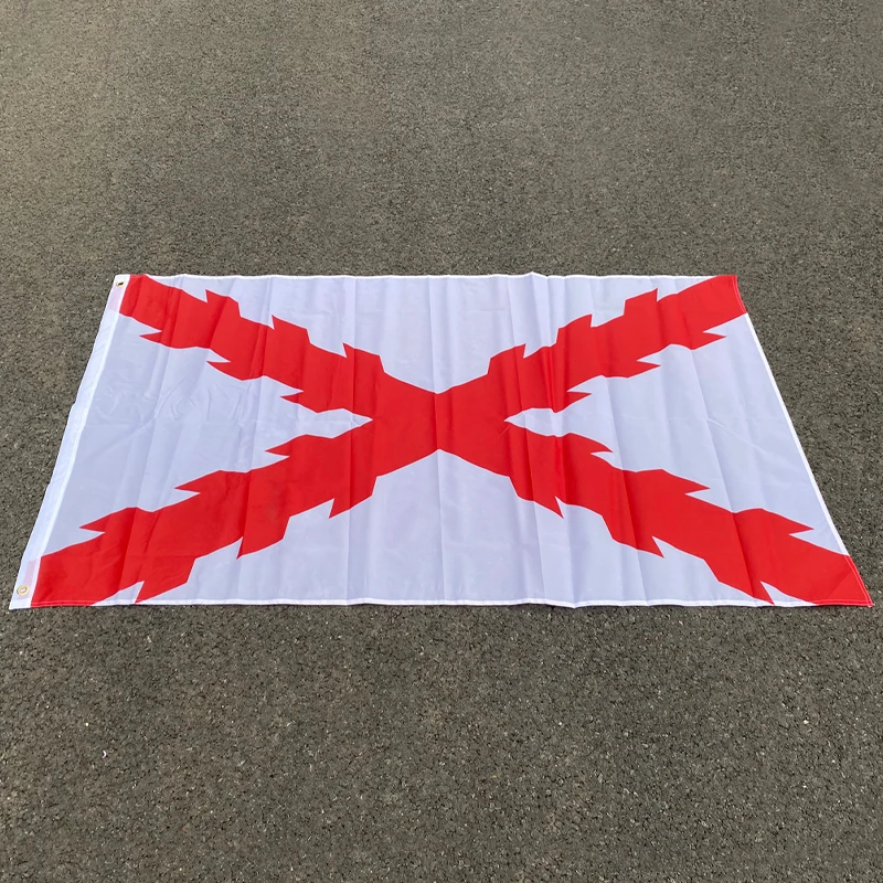 Aerlxemre عبر بورجوندي ، brax x 90 بوليستر ، مخيط مزدوج ، عالي الجودة ، علم الإمبراطورية الإسبانية #1