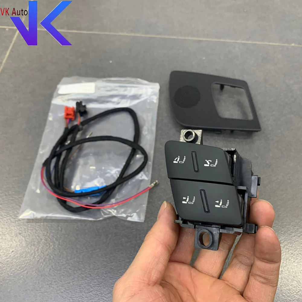 

For Audi 2012-2018 A6 C7 Right Rear Door Seat Adjustment Button Swith Cable Kit