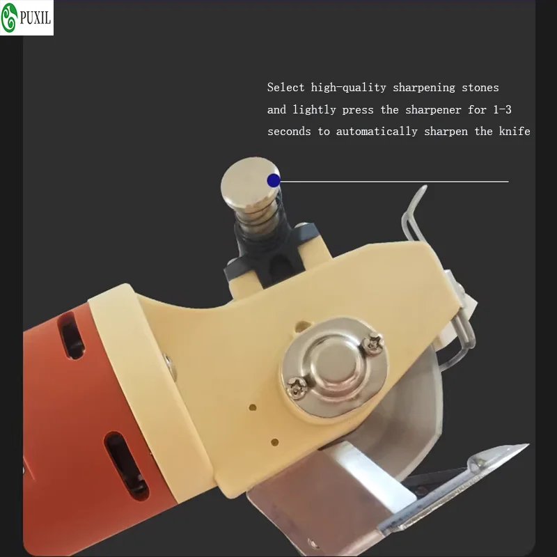 Electric Scissors Cutting Cloth Machine Round Knife Cloth Cutter 65mm Rotary Blade For Cloth Fabric Leather Cutting Machine