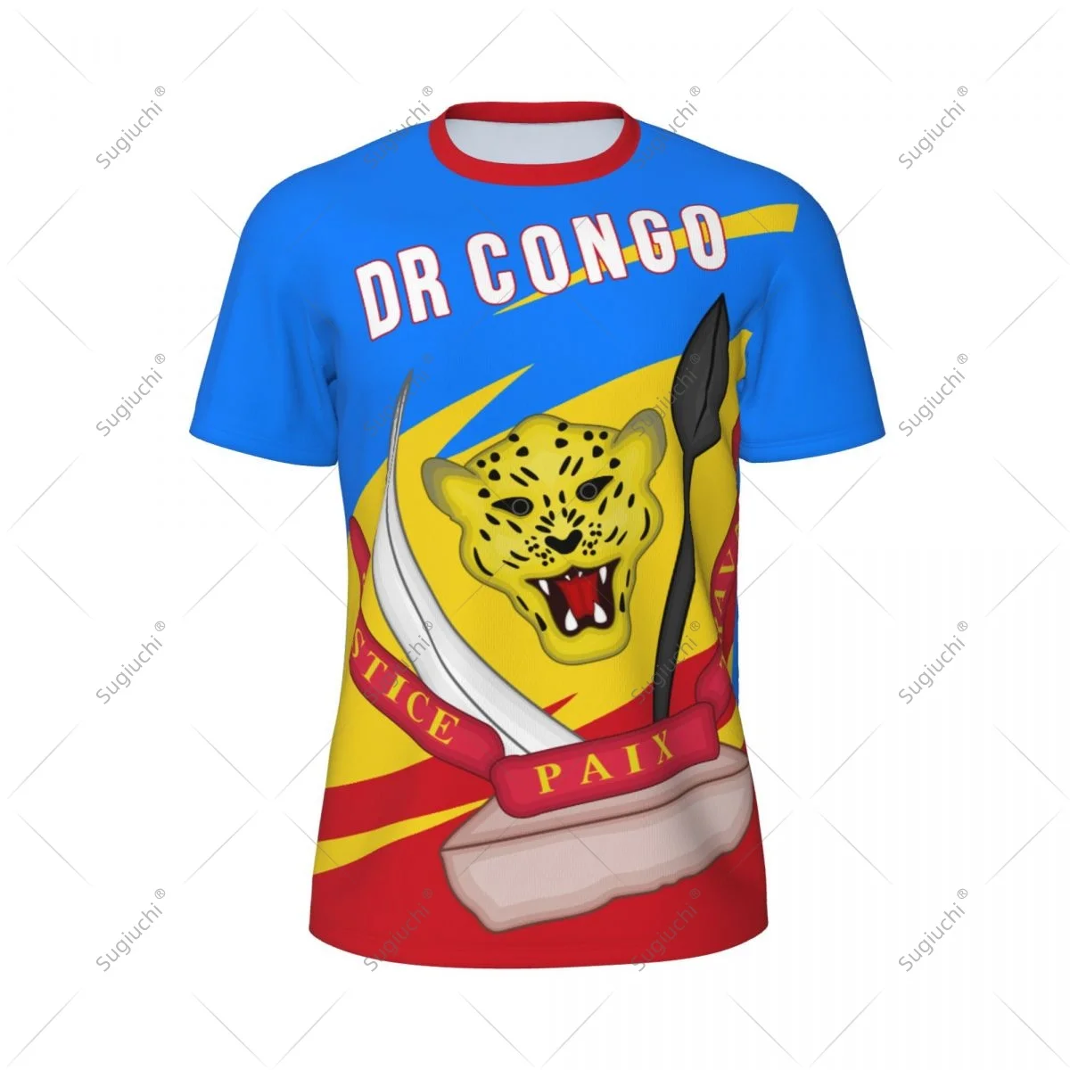 Democratic Republic Of Congo DR Congo Flag Men Sports T-shirt Women Tees jersey for Soccer Football Running Bike Tennis Fitness