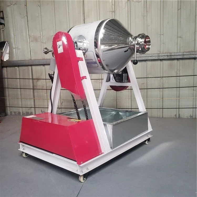 Stainless steel electric powder mixer silent laboratory blender 80L 100L powder blending mixing equipment machinery