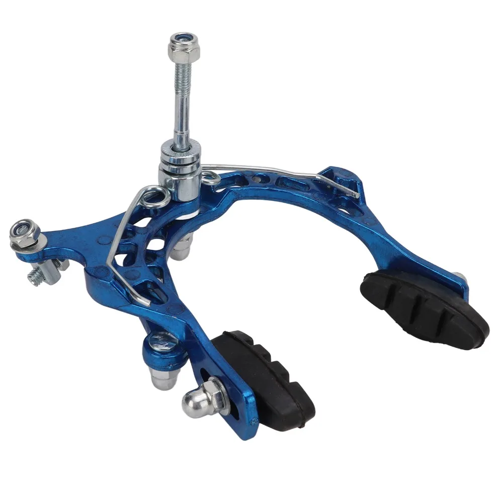 Aluminum Alloy Bike Brake Caliper Blue Lightweight Motorcycle Front Brake Dual Pivot Mountain Bike Brake Cycling Accessory