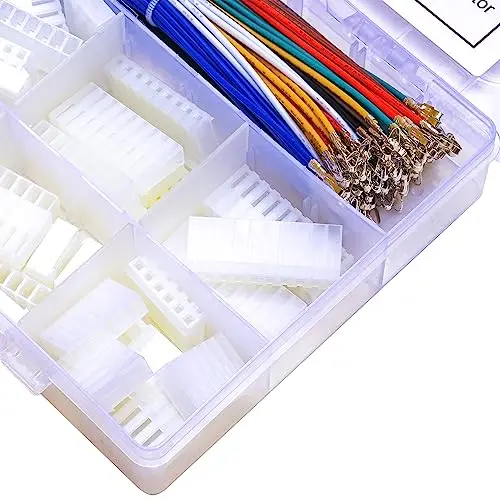 KK Коннектор с шагом 3,96 мм с кабелями 20AWG, соединитель Molex KK-156 MX 3,96 мм, 2/3/4/5/6/7/8/9/10, штырьковый корпус (телефон)