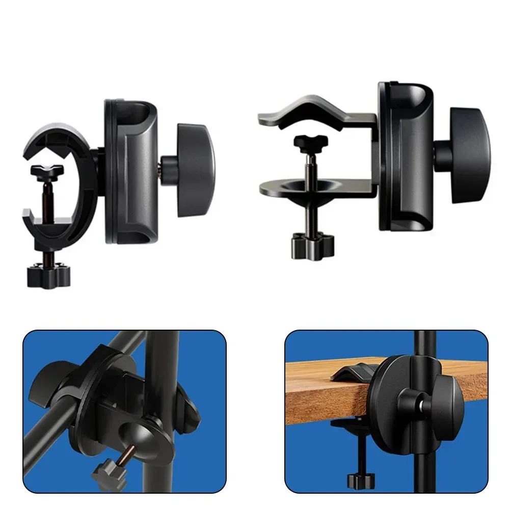 Abrazadera de soporte de Clip para cabeza de guitarra, soporte para micrófono de música, soporte para música, abrazadera, accesorios para micrófono