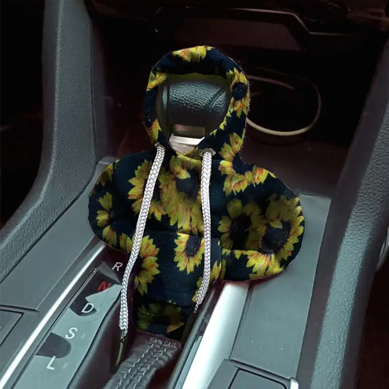 Hoodie Car Gear Shift Cover Fashion Gearshift Hoodie Car Gear Shift Knob Cover Manual Handle Gear Sweatshirt Change Lever Cover