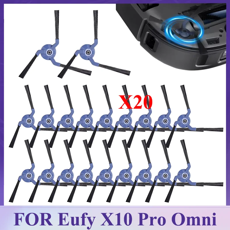 Accessories For Eufy X10 Pro Omni Robot Vacuum Anti-tangle Side Brush Spare Parts