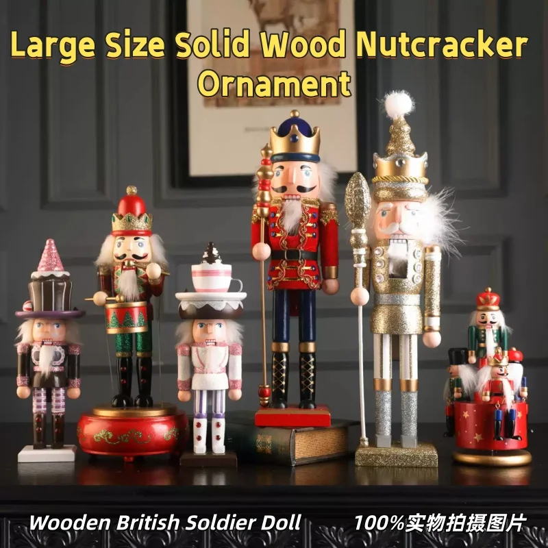 38cm-solid-wood-nutcracker-ornament-creative-british-soldier-puppet-luxury-british-style-cute-design-perfect-holiday-gift