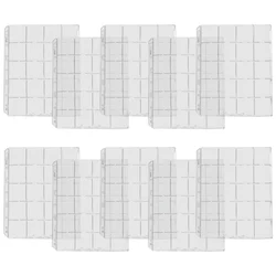 1pc Coin Holder Sheets 20 Pockets Clear PVC Coin Storage Bag Holder Page Album Waterproof For Collection Storing Supplies
