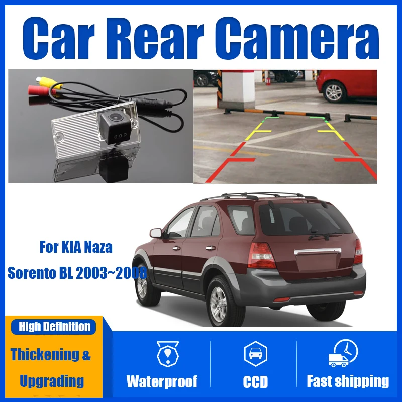 

Car Reverse Rear View Camera For KIA Naza Sorento BL 2003~2008 CCD Full HD Night Vision Backup Parking Camera Waterproof Camera