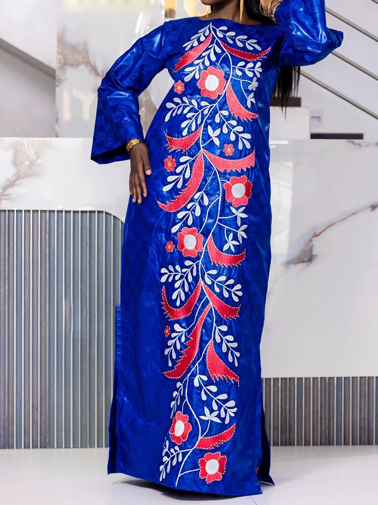 African Bazan Style Custom New Robe Print Elegant Classic Plus Size Fit Four Seasons Celebration Gown