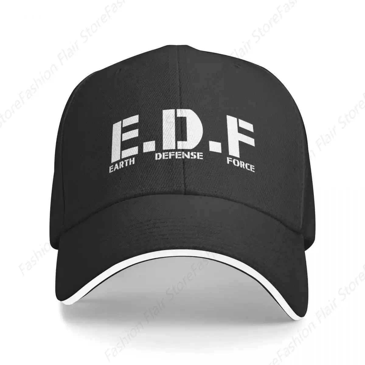 Earth Defense Force - white insignia Baseball Cap Snap Back Hat Rugby Icon Woman Hats Men's