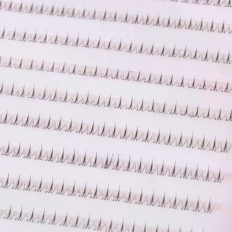 1 Set Comic Lower Lash Extension Clusters No Glue Need Bottom Eyelashes Natural Self Adhesive False Eye Makeup Tool No Fall