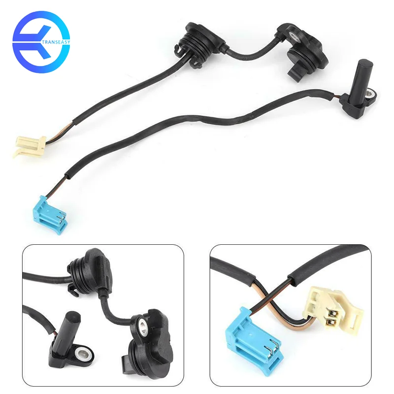 2PCS 6T30 6T45 6T50 Transmission Output Speed Sensor Set with Harness Suit For CHEVOLET Biuck 2008-19 24259852 24259853