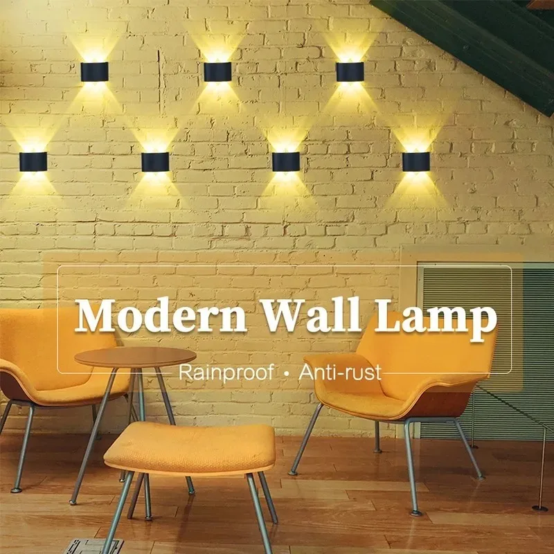 6/8 Hoofd Boog Led Sfeer Wandlamp Tuya App Dimbaar Bedlampje Poort Tuin Corridor Lamp Ondersteuning App Rgb Decor Verlichting