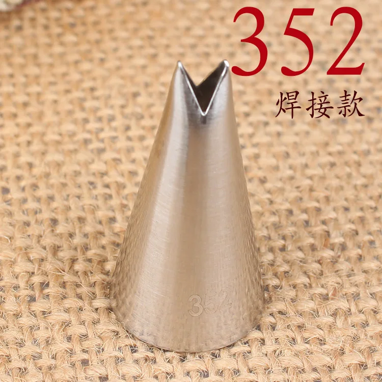 

352# Leaves Fleshy Decorating Nozzle 304 Stainless Steel Welding Polishing Baking DIY Tool Small Number reusable kitchen tools