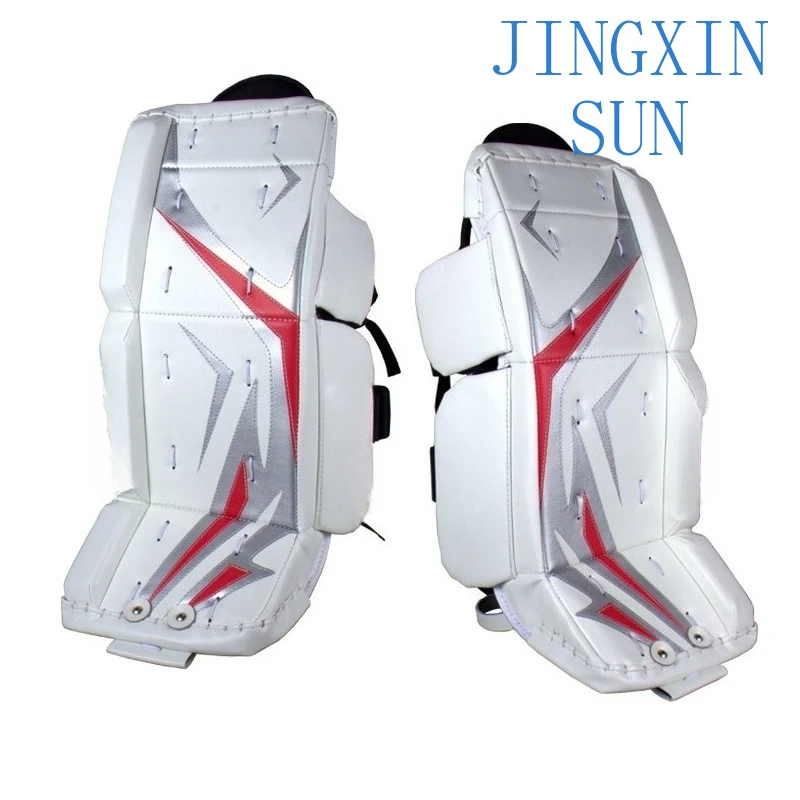 Ice Hockey and Hockey Goalies Equipment Boomerang Hockey Leg Defenders