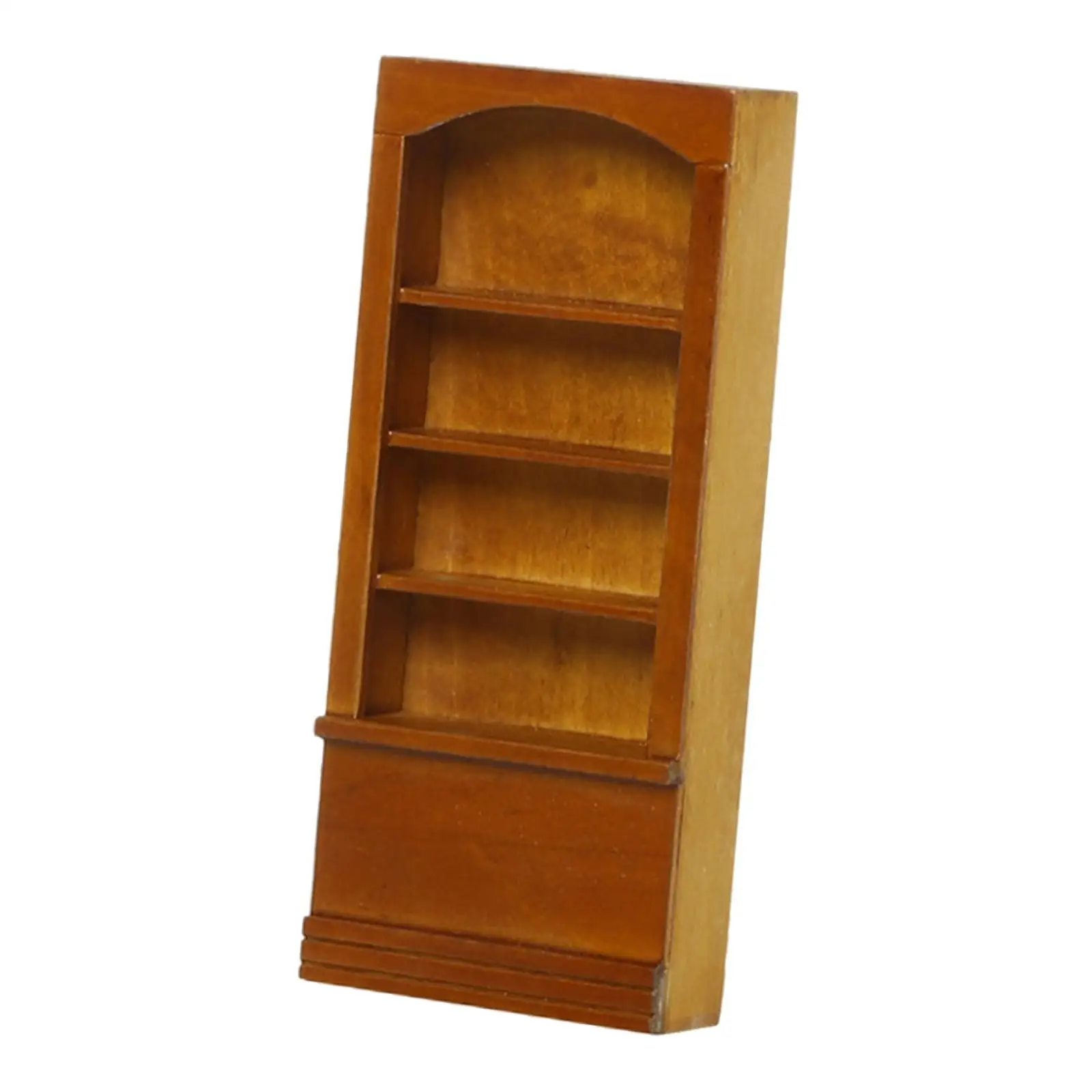 1:12 Dollhouse Furniture Bookshelf Handcraft Wooden Bookcase Cupboard for