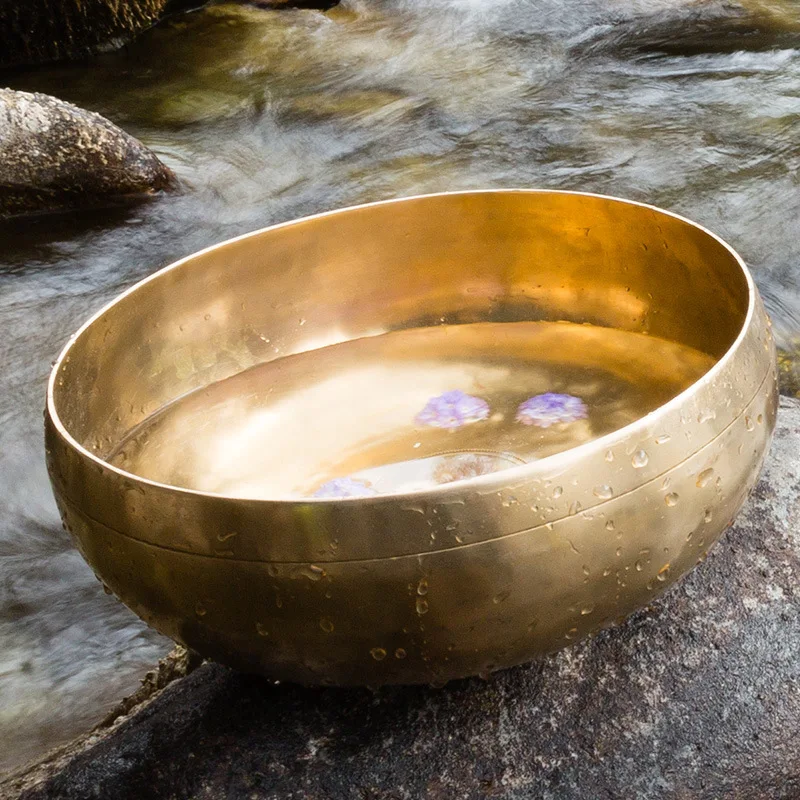 

20cm to 30cm professional Nepal handhammer Copper chime Tibetan Singing Bowl Meditation healing buddha Sound Bowl Zen drum