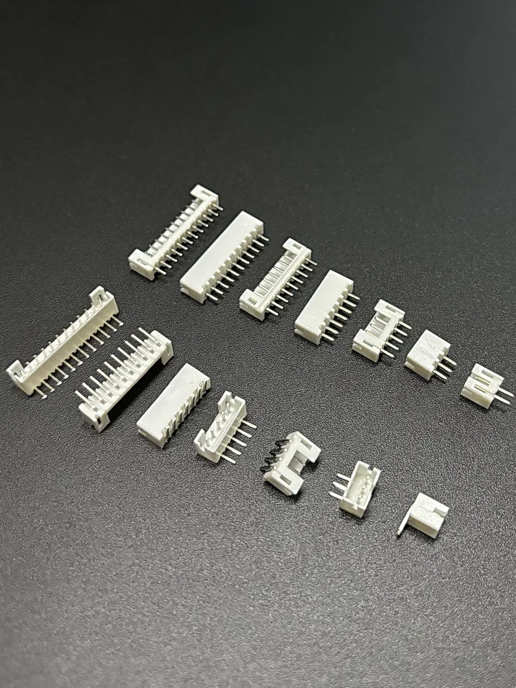 

PH2.0 Pitch Straight And Curved Feet 2 To 12 PIN Connectors White Needle Seat PCB Board Power Data Transmission Socket Terminal