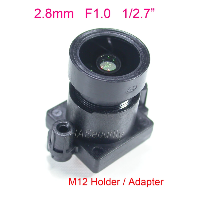 F1.0 StarLight Lens 2.8mm 3MP or 5MP or 8MP 1/2.7