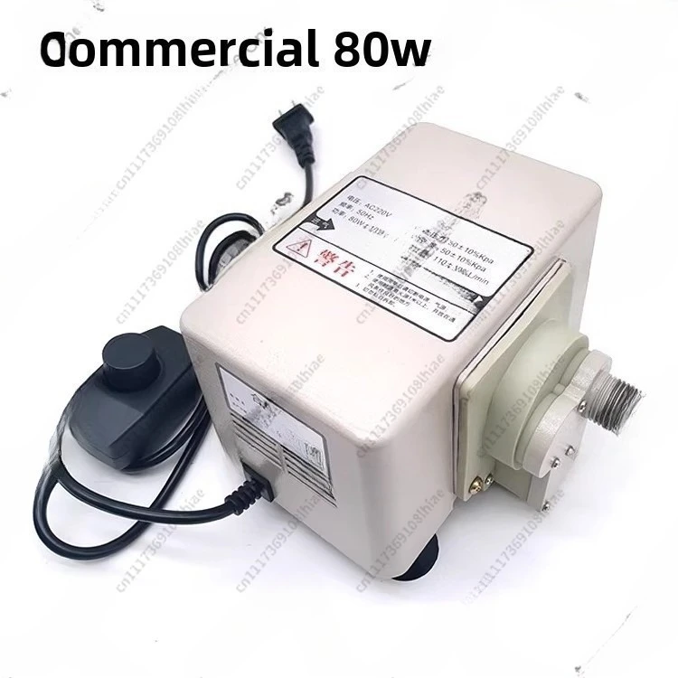 LW06‑80W Commercial Biogas Booster Pump Metal Shell 110L/Min 50Kpa 80W Natural Gas Booster For Restaurant Catering