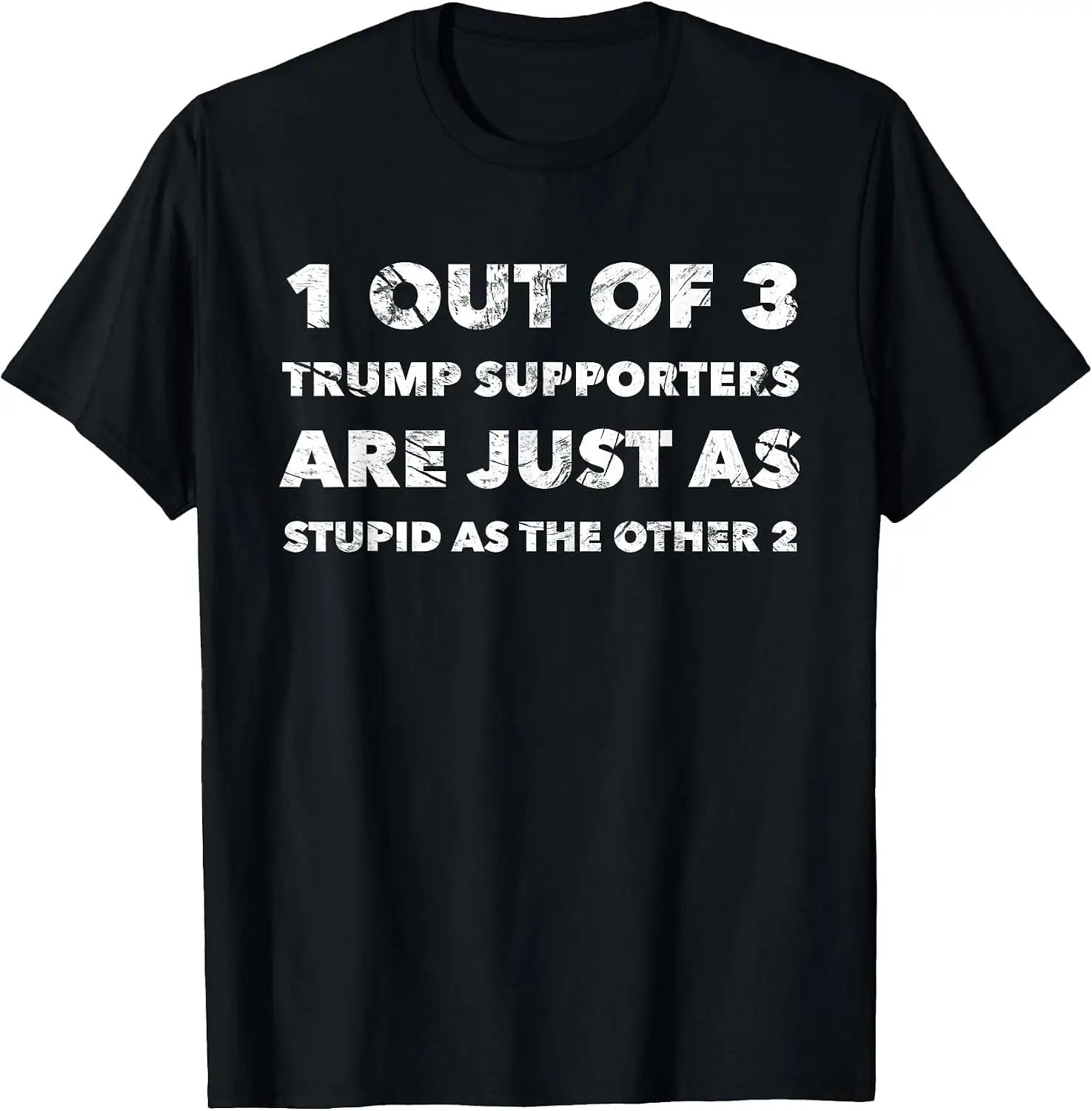 Anti-Trump Trump Supporters Are Just Stupid T-Shirt Halloween Loose-Fit Pure Cotton Short-Sleeve Top – Stylish, Breathable, Plus-Size – Christmas Gift