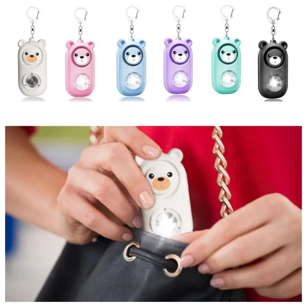 

Pocket USB Charging Self Defense Alarm Anti-Wolf Loud Emergency Alarm Keychain Anti-attack 130dB Personal Alarm Women