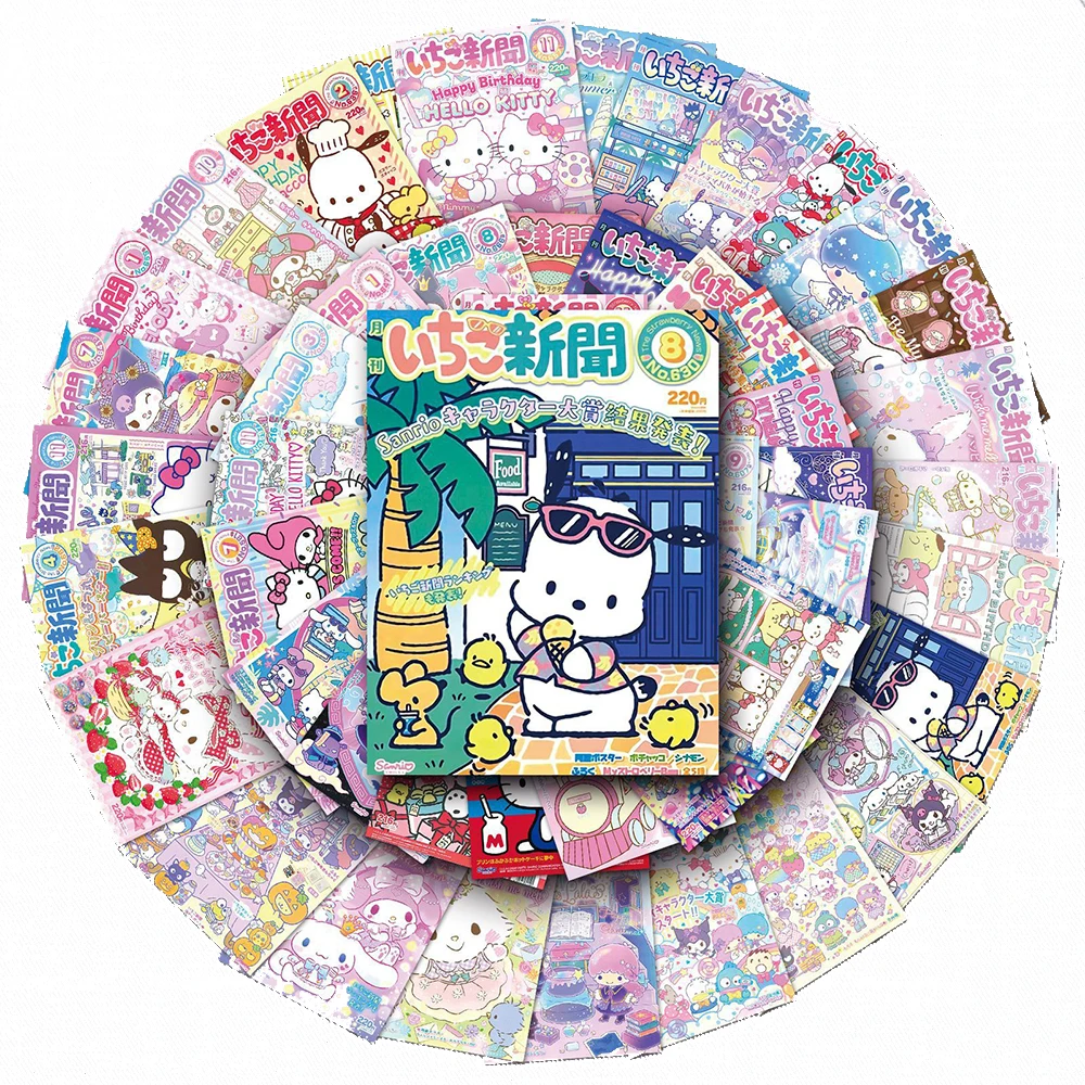 10/30/50PCS Cute Sanrio Poster Anime Cartoon Stickers Skateboard Guitar Suitcase Freezer Motorcycle Waterproof Graffiti Sticker