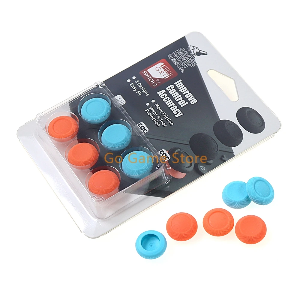 5 مجموعات لـ Switch2 6 في 1 Skull & Co. مجموعة قبضة الإبهام لجهاز نينتندو سويتش 2 NS2 غطاء عصا التحكم Thumbstick